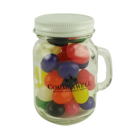 Glass Mini Mason Jars - Jelly Beans 1