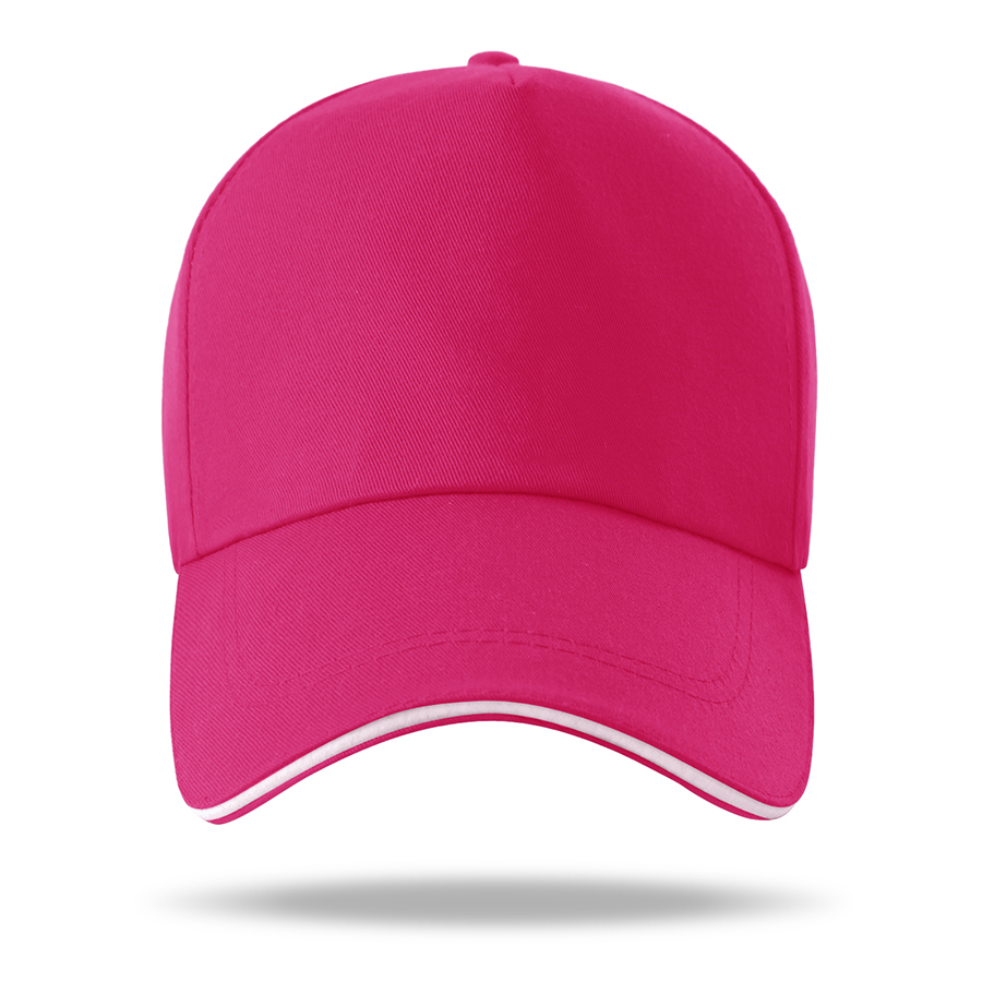 Stock Poly Cotton 5 Panel Cap, Double Buckle Back Fastener 13