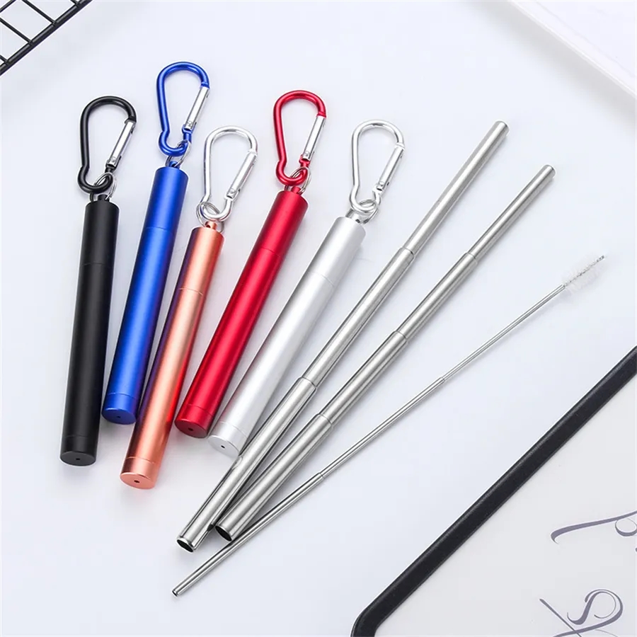 Stainless Steel Straw Keychain 4