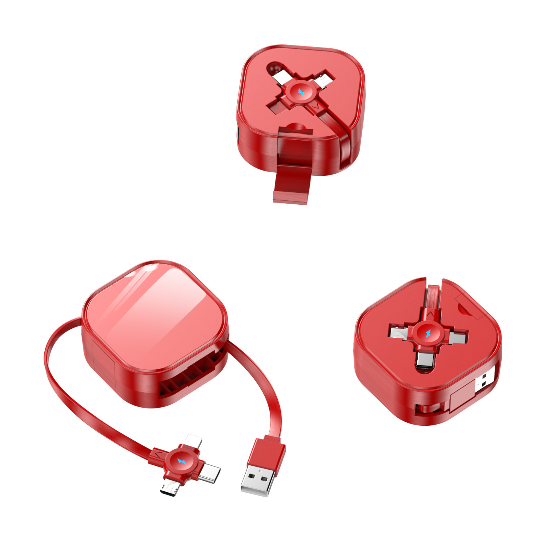 Retractable Phone Holder And 3-In-1 Data Cable 11