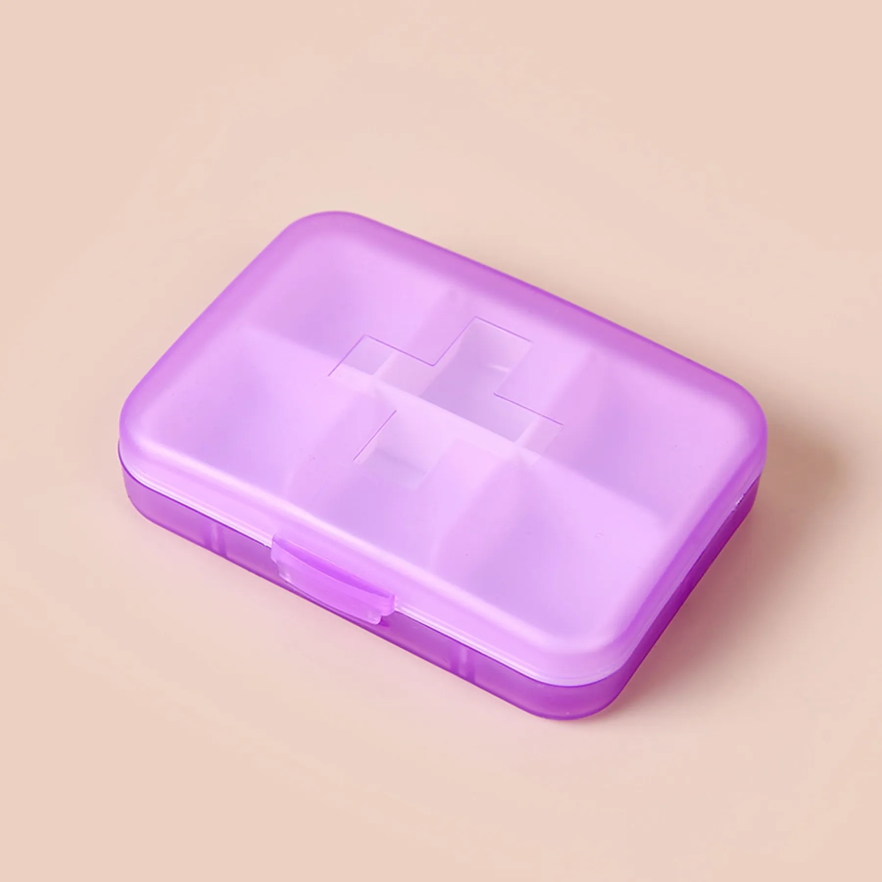 6 Compartments Square Medicine Storage Box 5