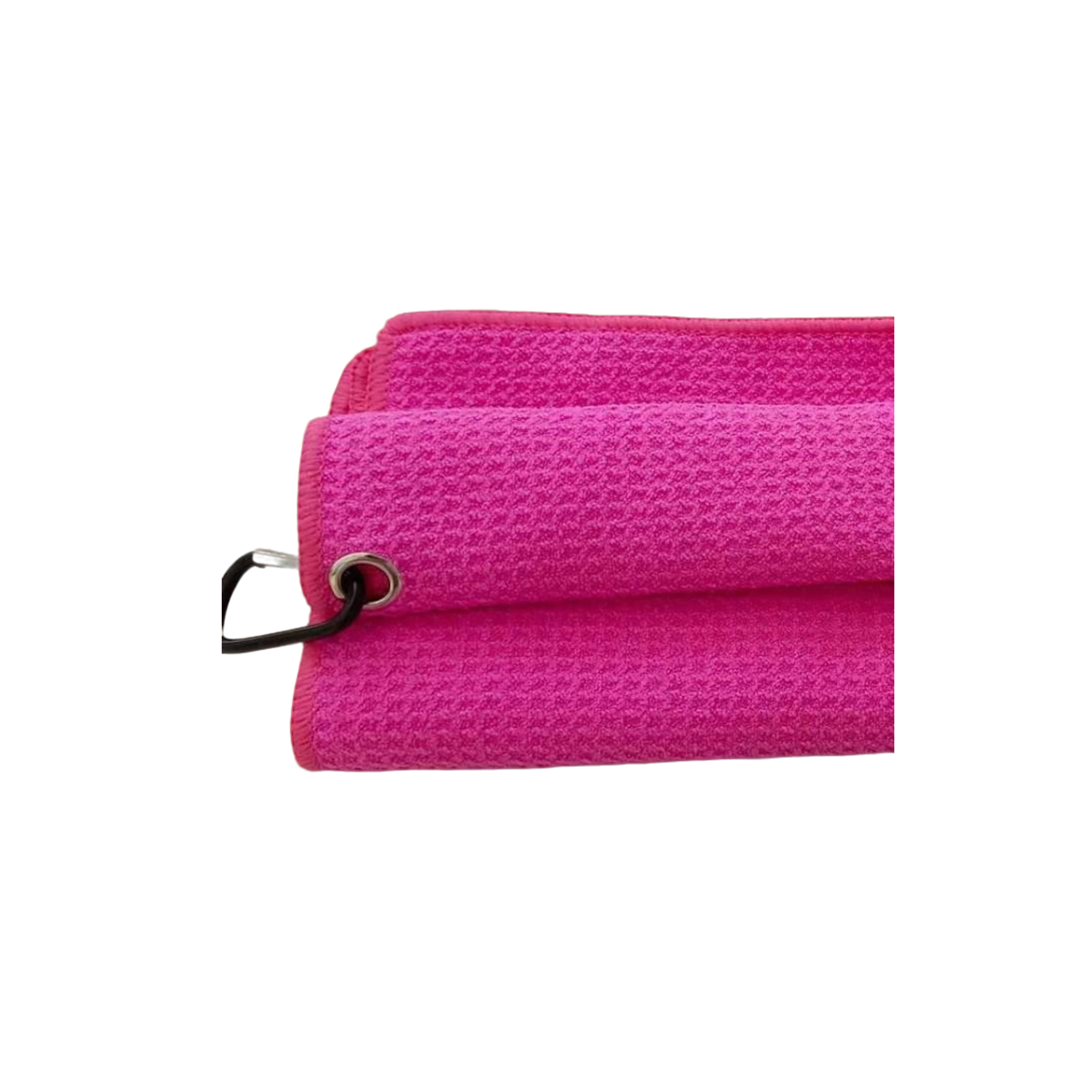 Waffle Microfiber Golf Towel With Carabiner 12 x 12 5