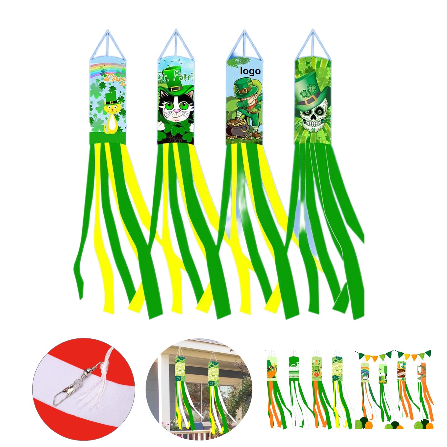 St. Patrick Wind Sock 2