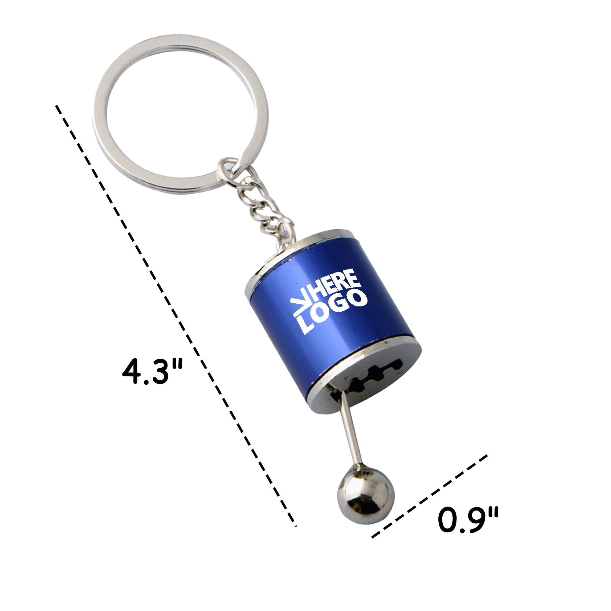 MOQ 20 Mini Car Gearshift Knob Shape Keychain 2