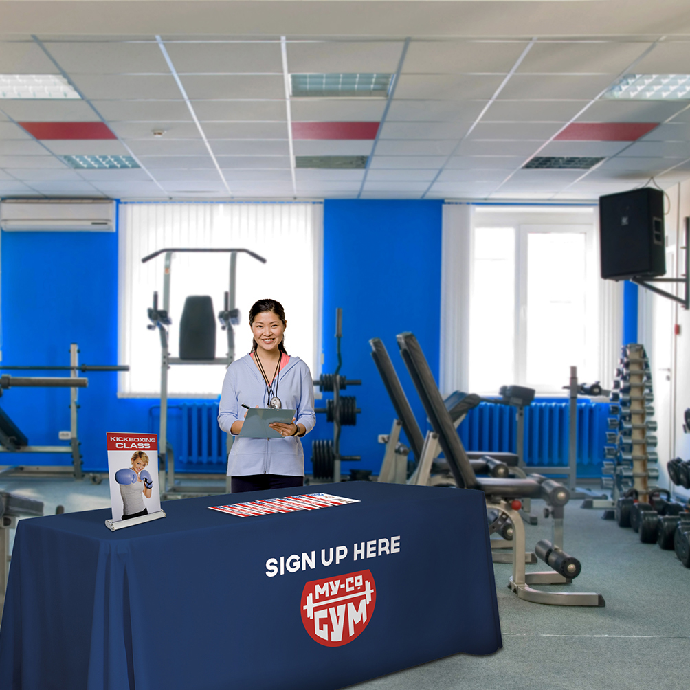 6' Standard Table Throw (Full-Color Front Only) 6