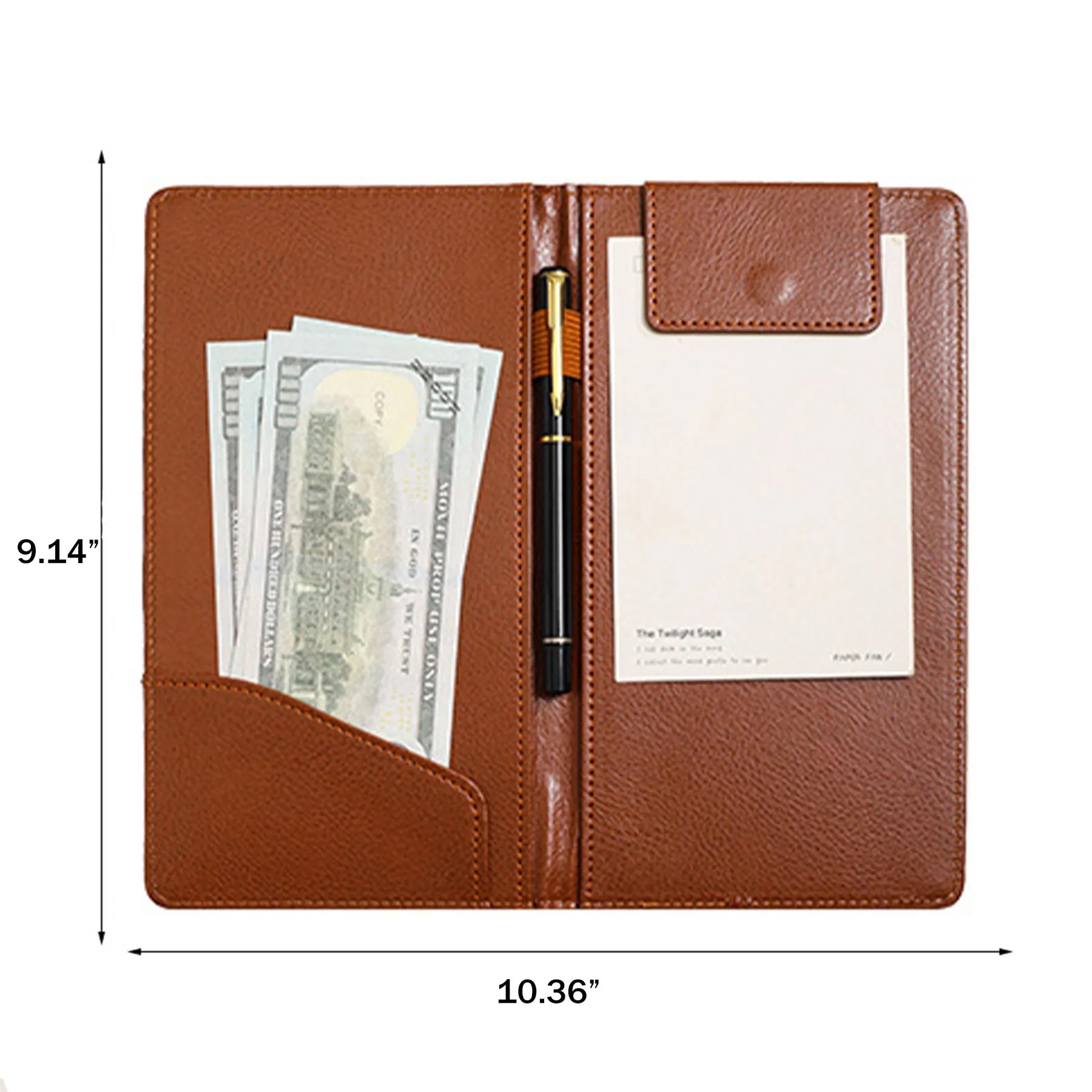 PU Leather Magnetic Check Presenter 4