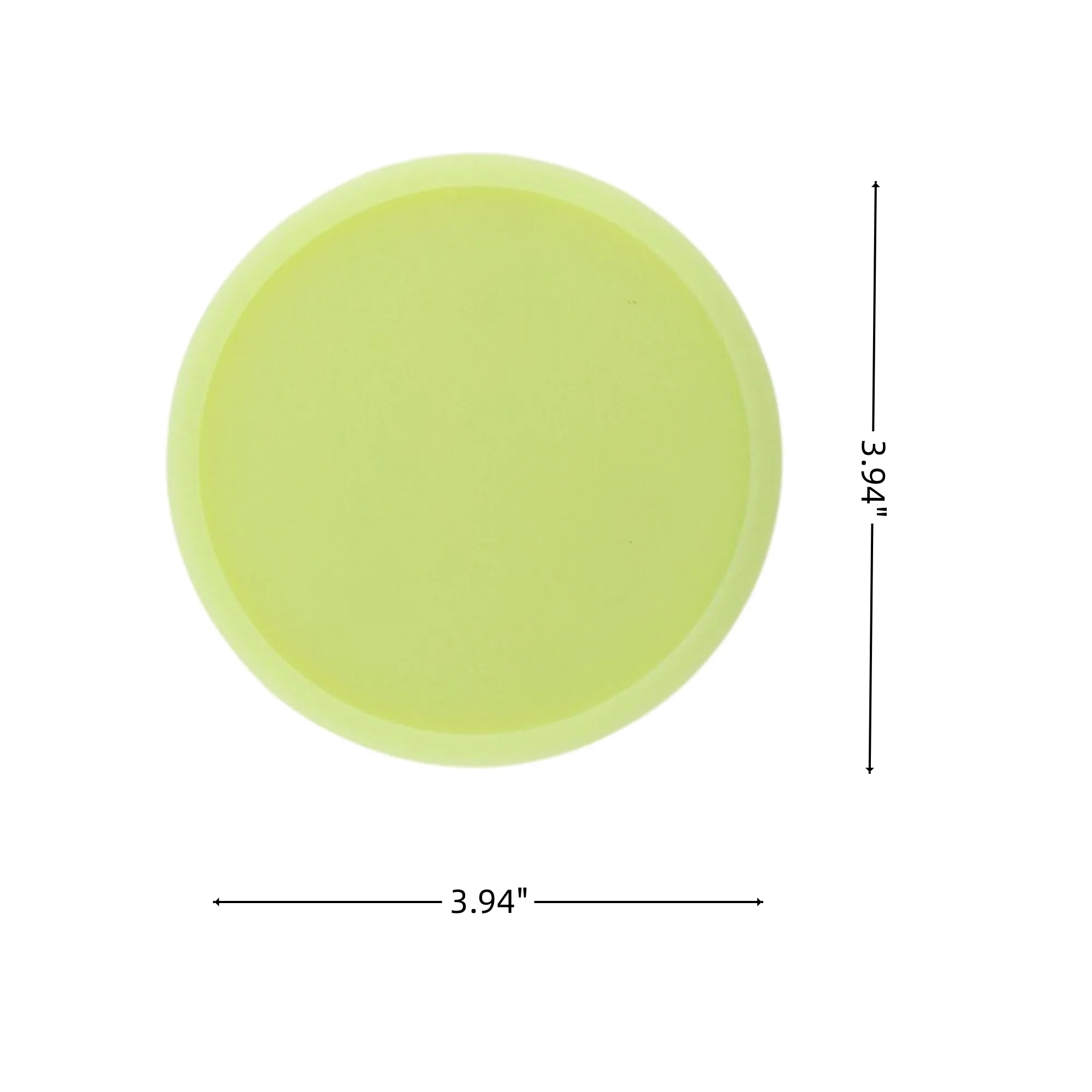 Round Silicone Coasters luminous Coffee Heat Insulation Pads 5