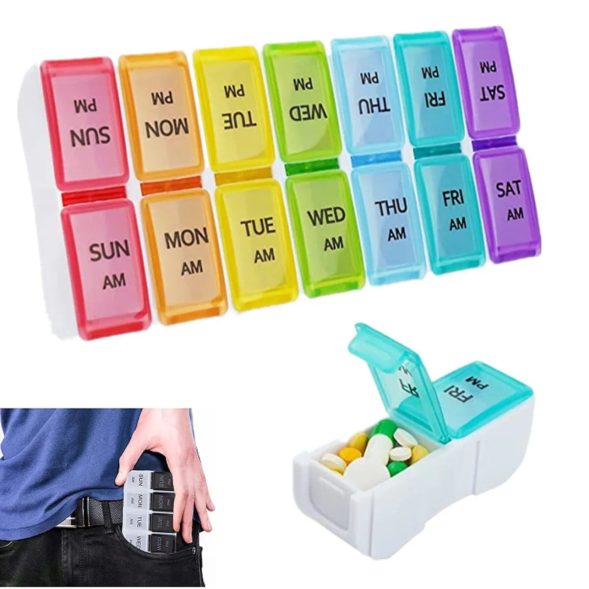 Traditional 7 Day Pill Box 5