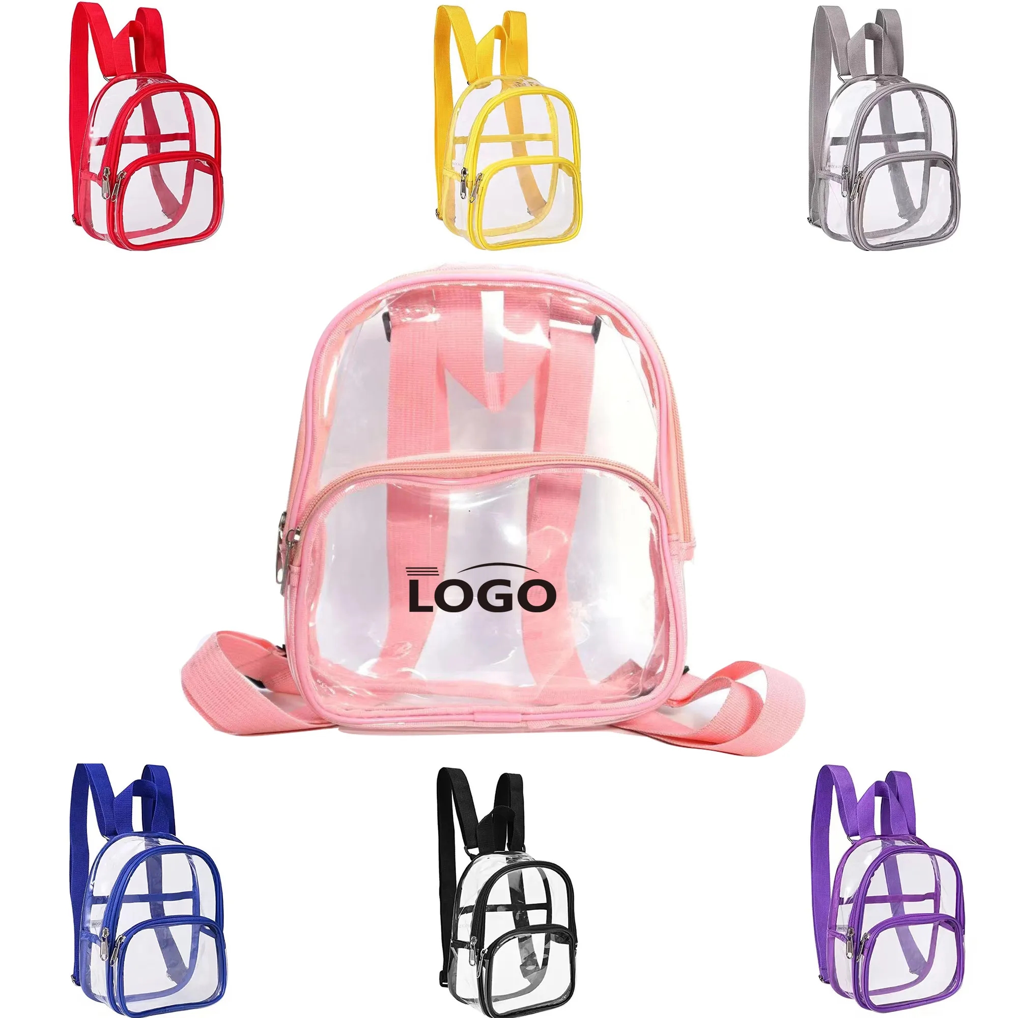 Reall Transparent Pvc Backpack 10pcs 2