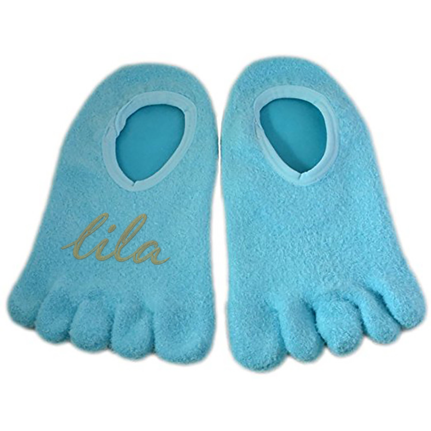 Anti Crack Foot Care 5-Toe Gel Moisturizing Socks 2