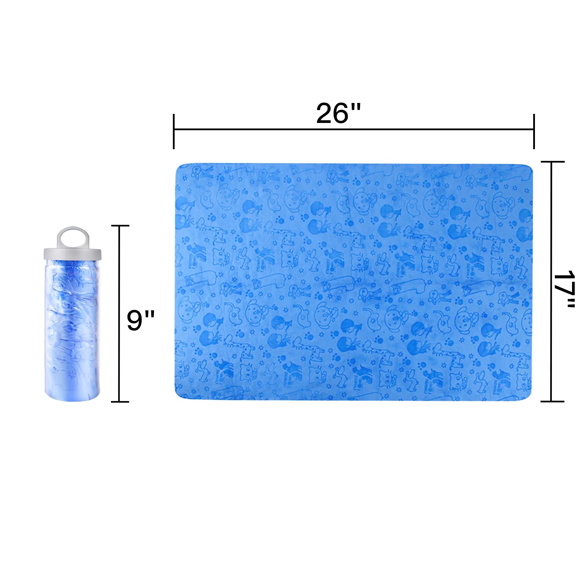 Chamois Clean Towel For Car And Pet w/Storage Tube 3
