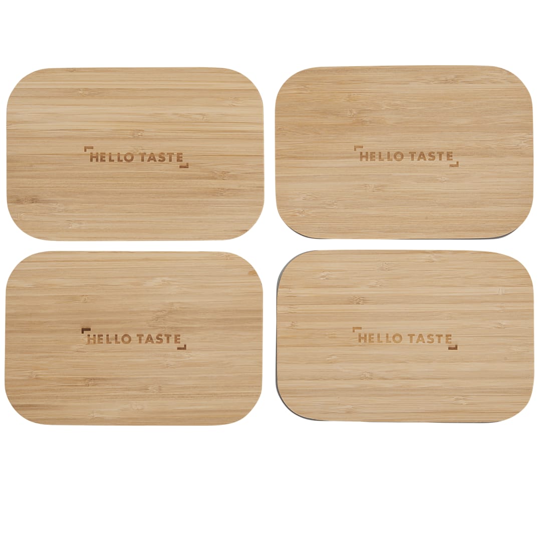 Bamboo Fiber Lunch Box with Cutting Board Lid 4