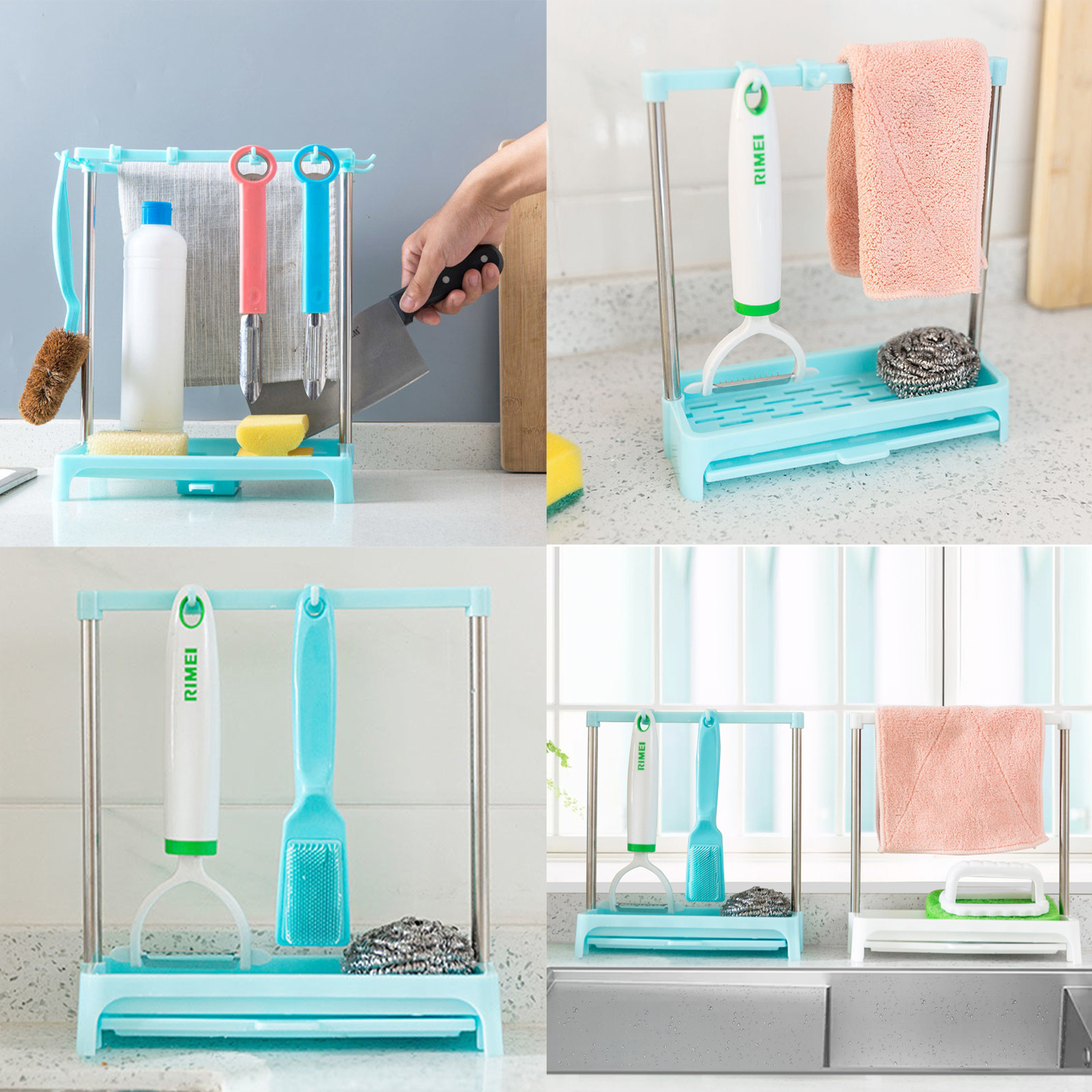Sponge Stand Kitchen Sink Storage Drain 2