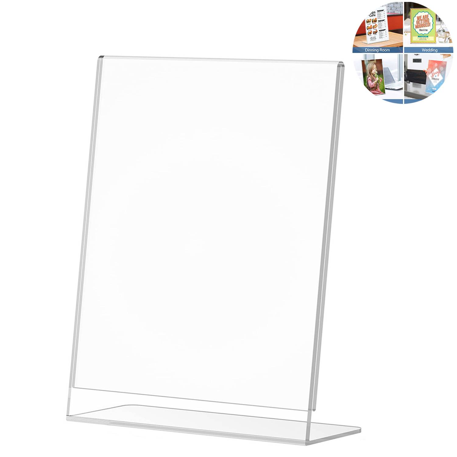 Acrylic Transparent Sign Holder 3