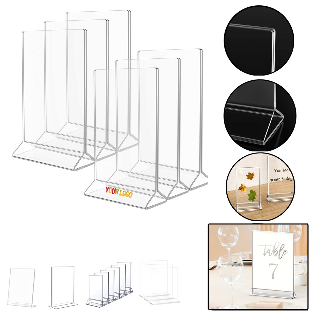 Clear Acrylic Sign Holder 2