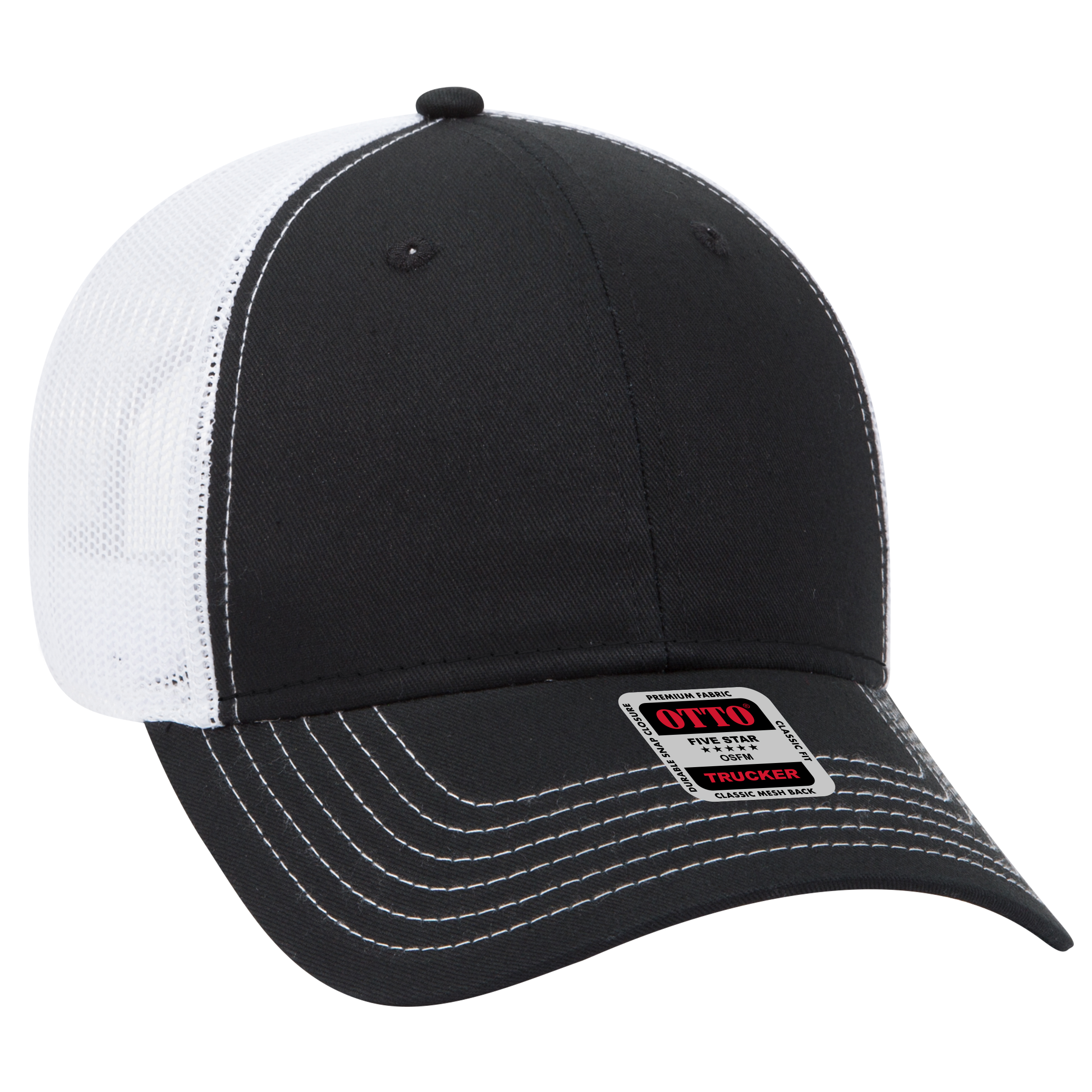 OTTO CAP® 6 Panel Low Profile Mesh Back Trucker Hat 72