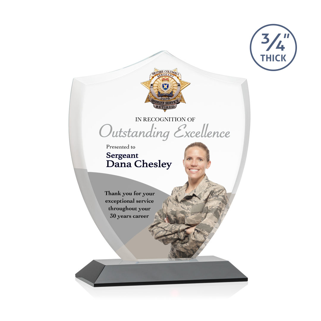 Scudo Shield VividPrint™ Award - Black 2