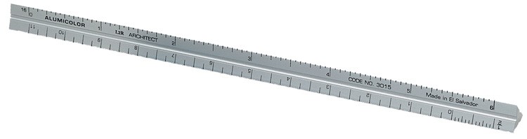 6" L2R Architect Pocket Scale 3