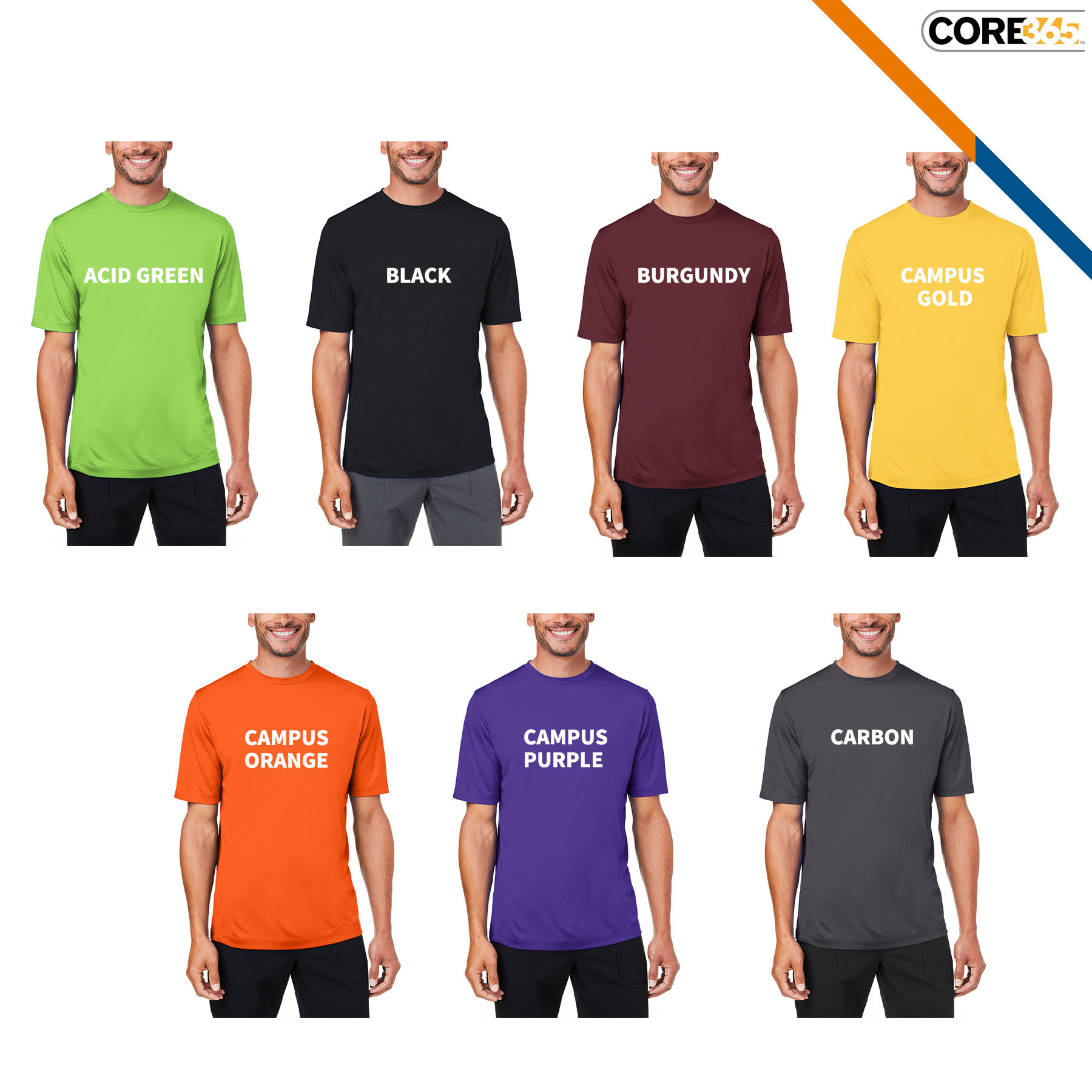 CORE365® 4 OZ. Unisex Capital Performance T-Shirt 4