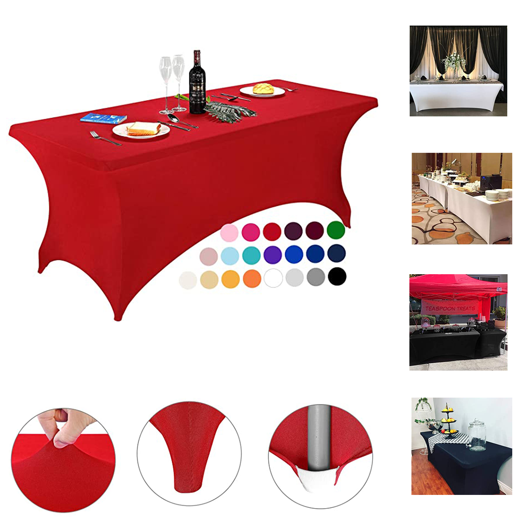 48" Rectangular Table Throw 3