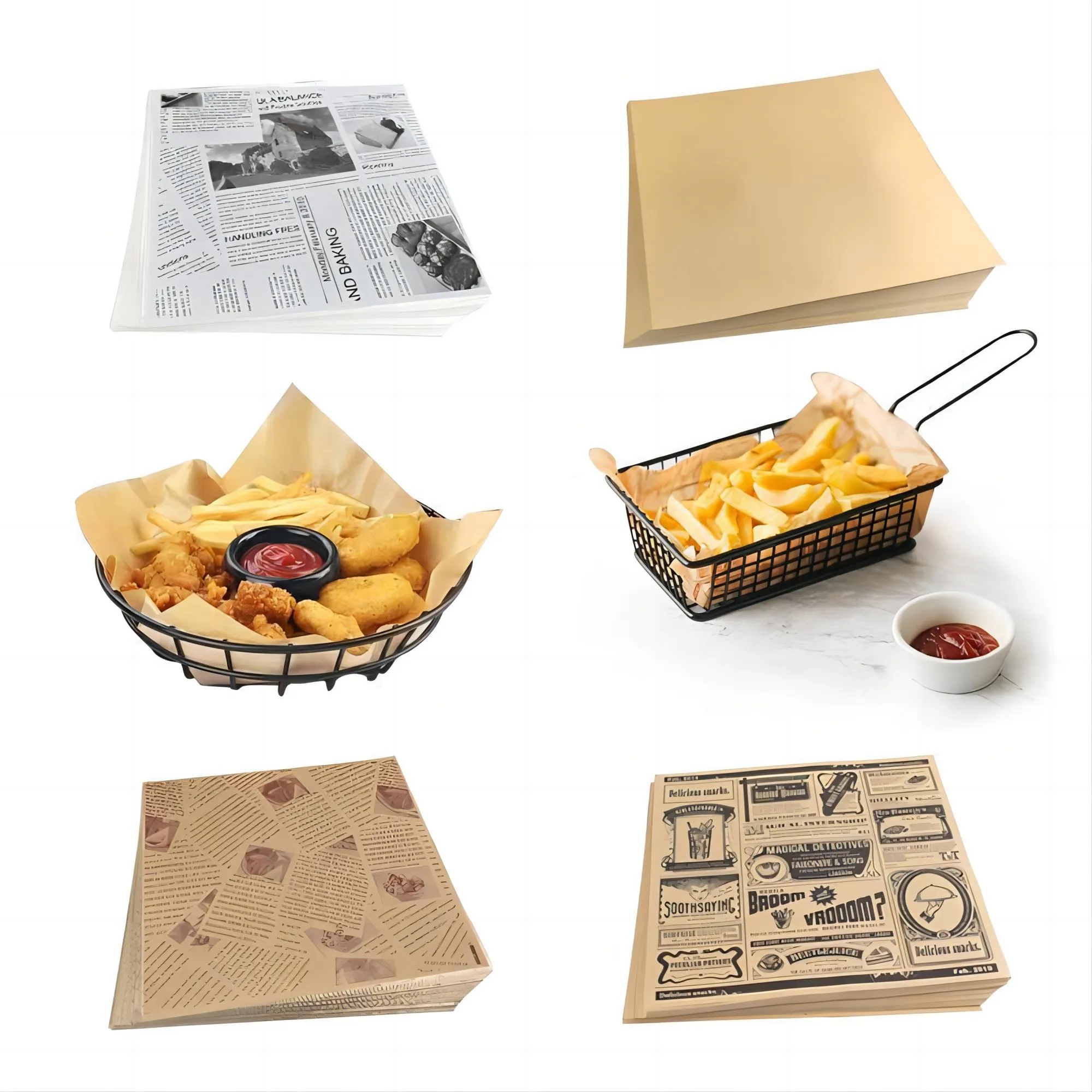 Hamburger Wrapping Paper 2