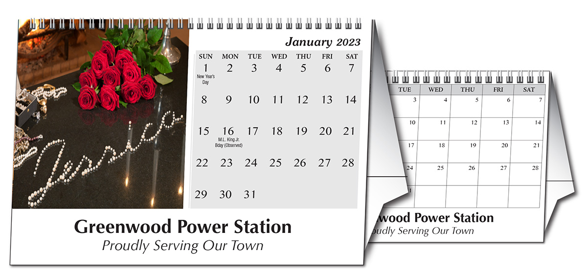 Personalized Tent Desk Calendar