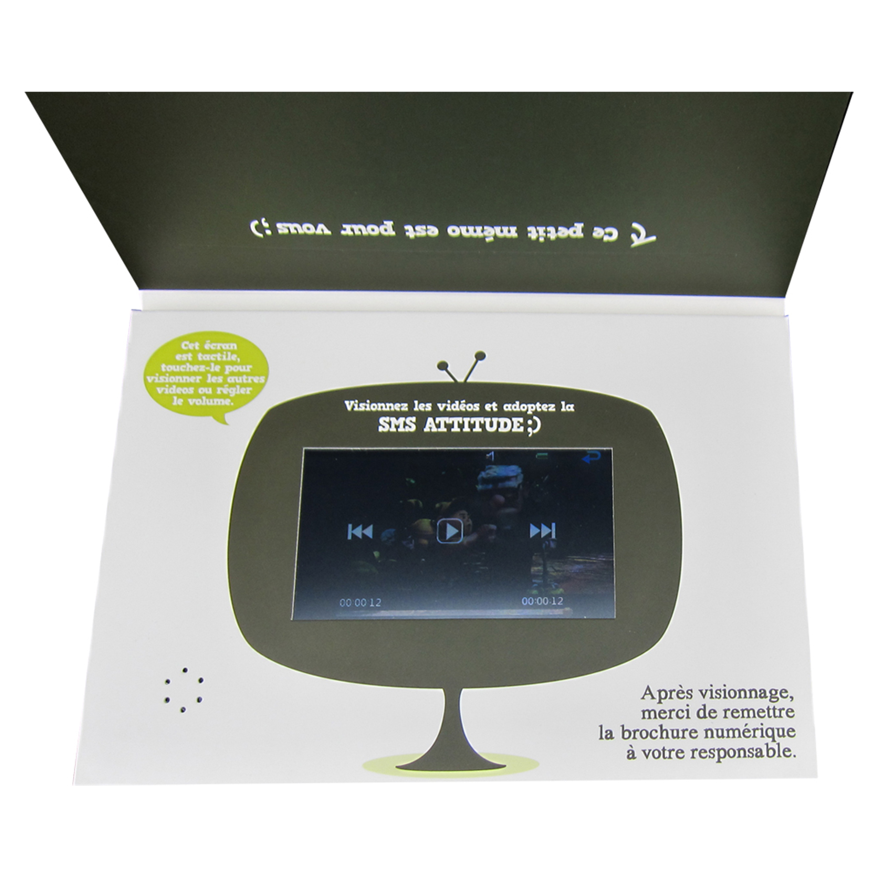 VidU 4.3" HD Video Mailer And Brochure With Full Color Printing - Custom A5 Video Card 15