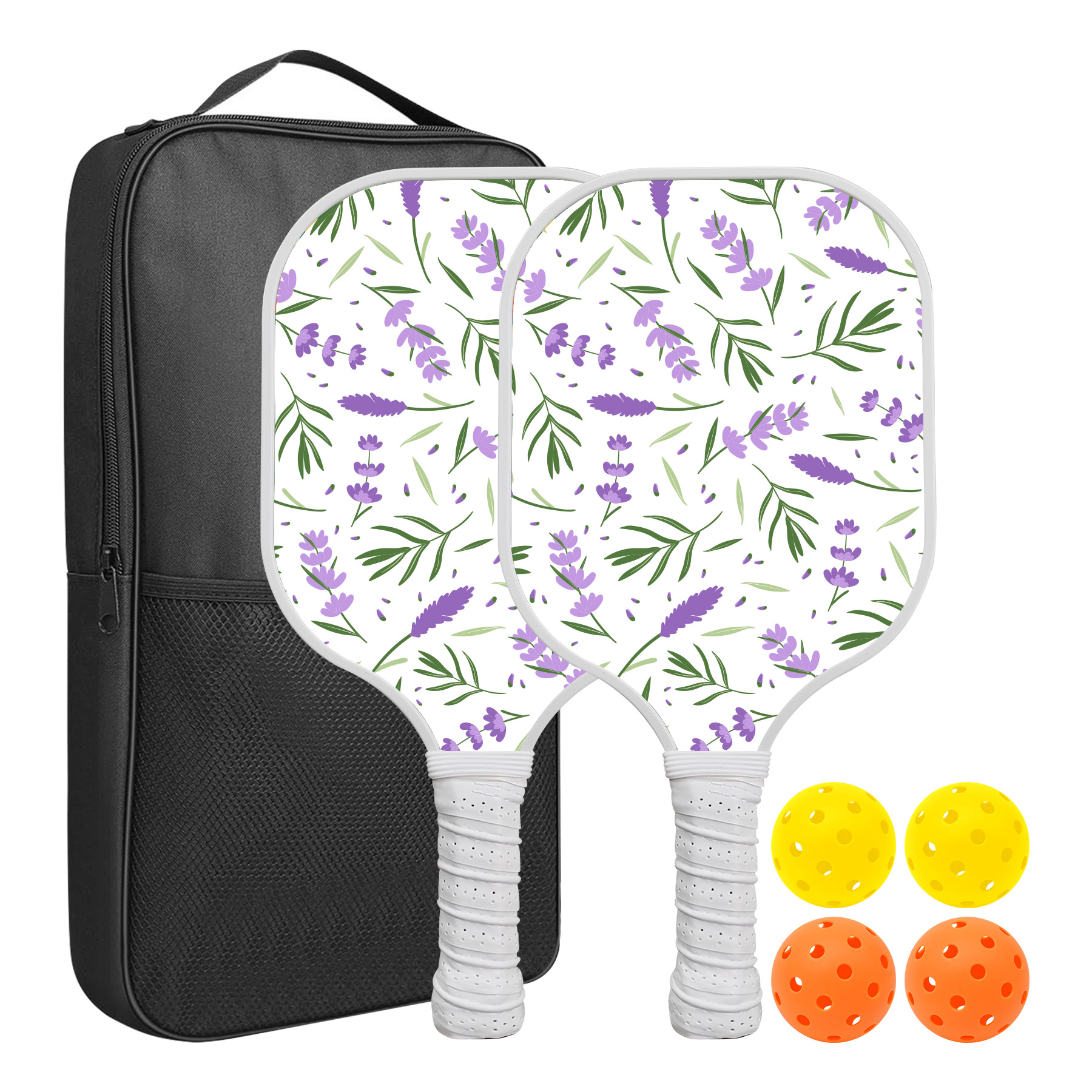 Custom Pickleball Racket Paddle & Ball Set With Carrying Bag 2