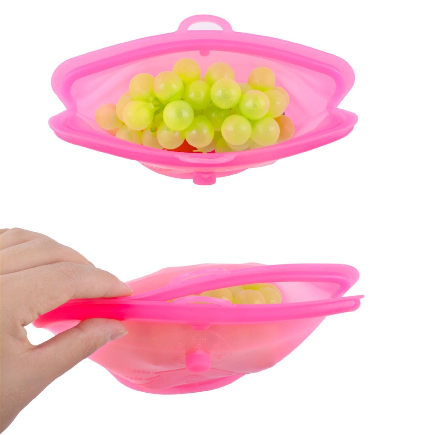 BPA Free Reusable Storage Bags Food Grade Silicone Gallon 9