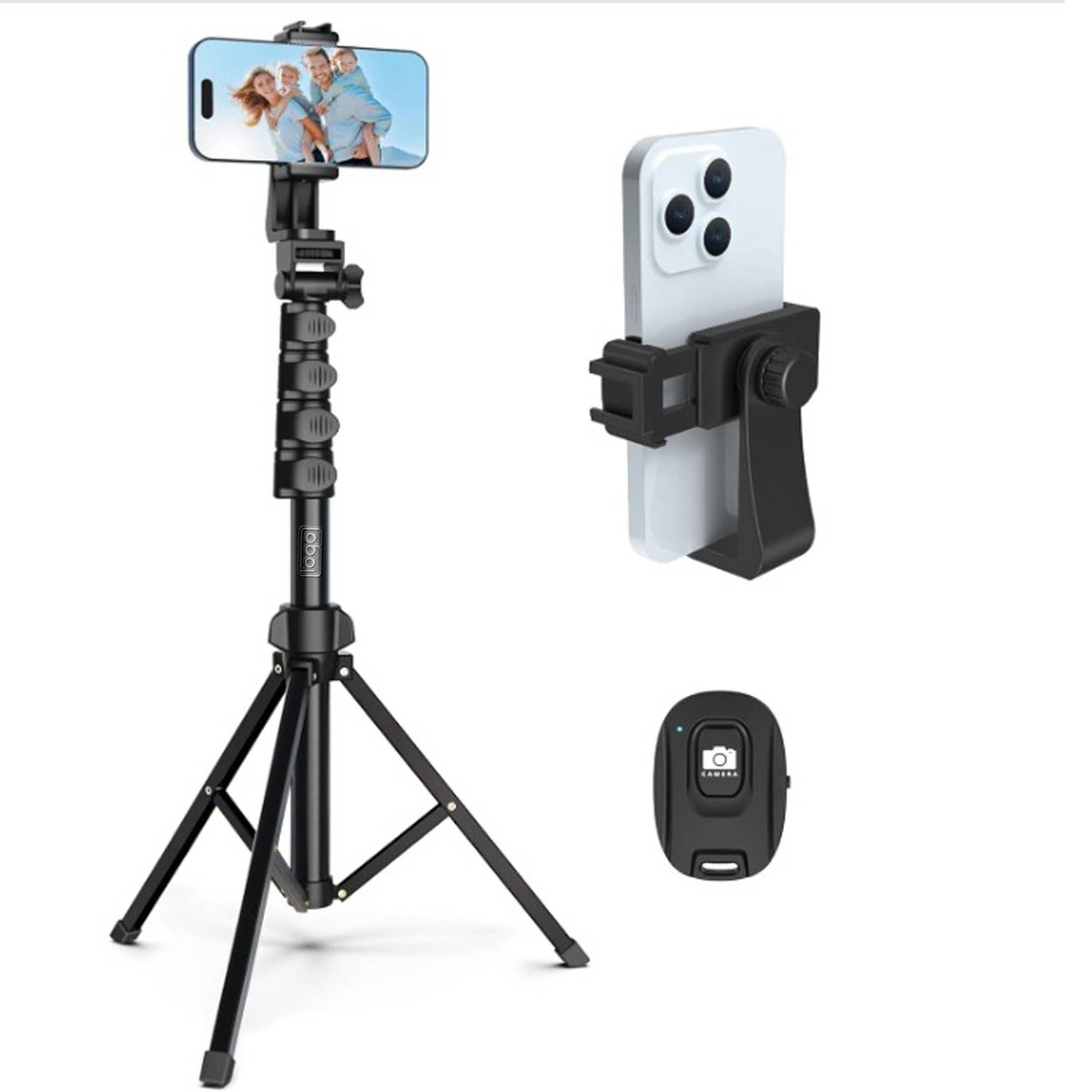 Remote Control Rotating Phone Camera Tripod 5
