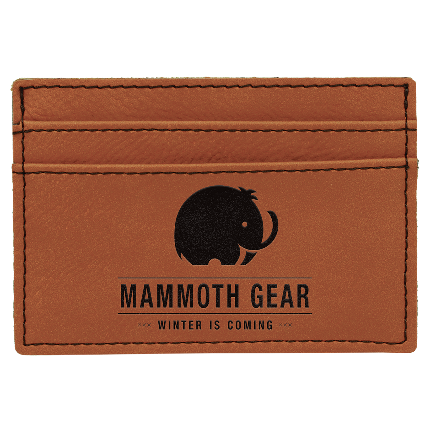 Laser Engraved Leatherette Slim Wallet with Money Clip (4"x2.75") 11