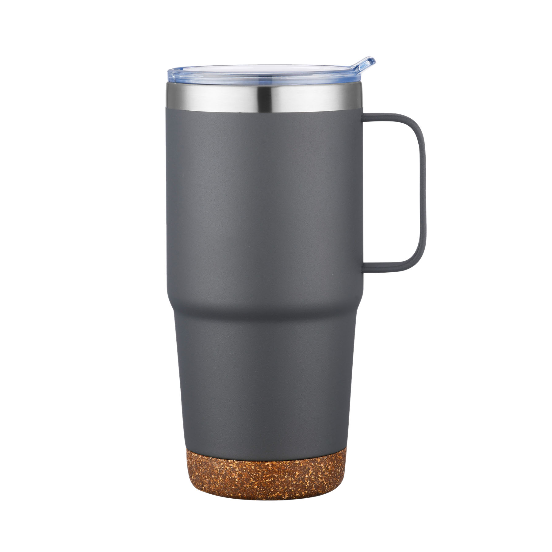 24 OZ. S/S Travel Mug with Cork Bottom 5