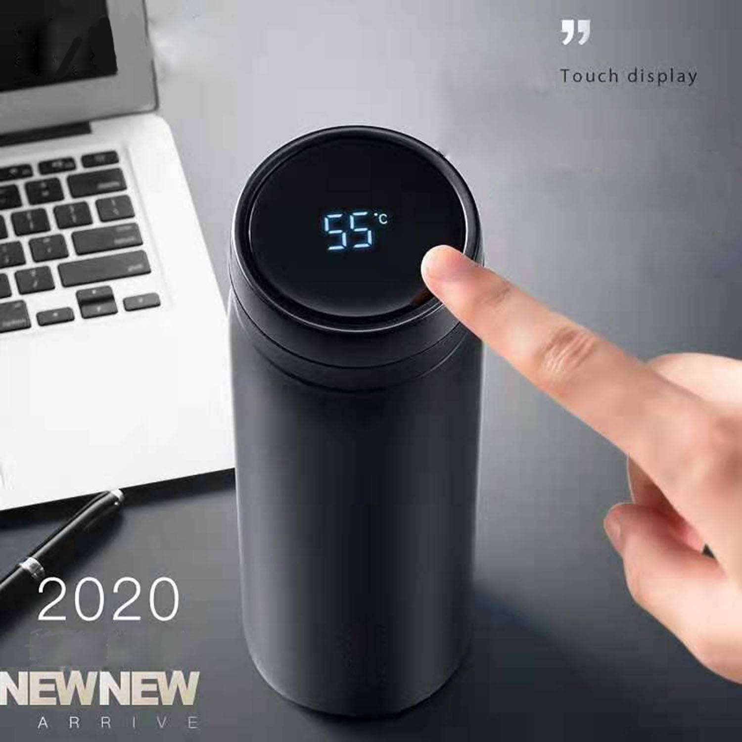 17.6oz Stainless Steel Temperature Display Insulation Cup 6