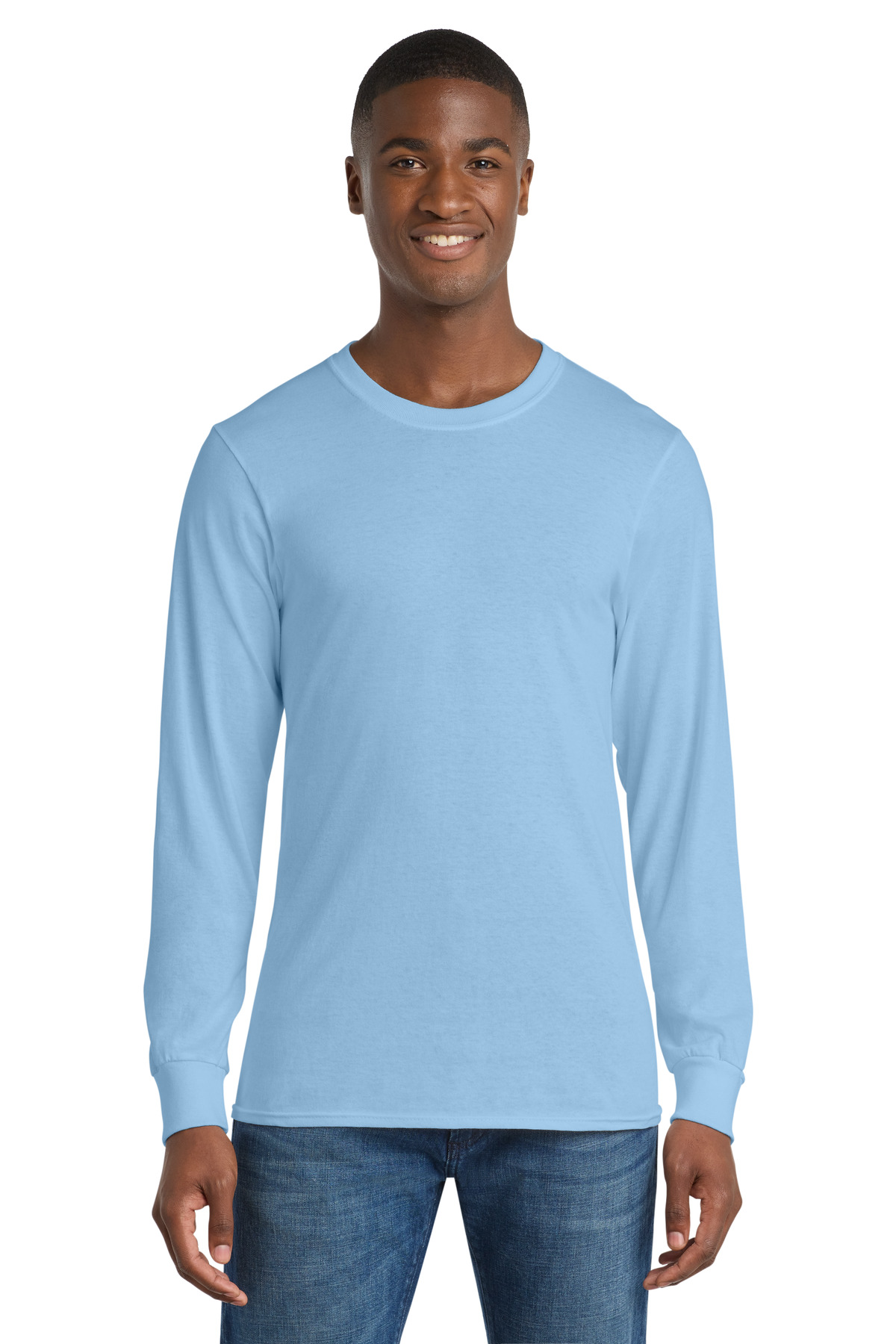 Port & Co Long Sleeve Core Cotton Tee. PC54LS 48