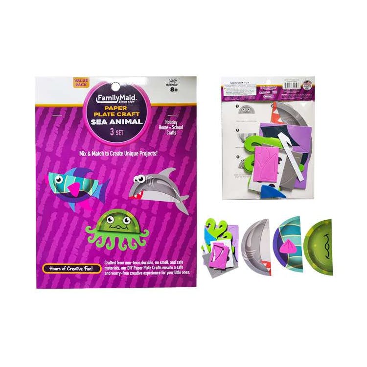 Sea Animal DIY Craft Kits - 3 per Kit 2