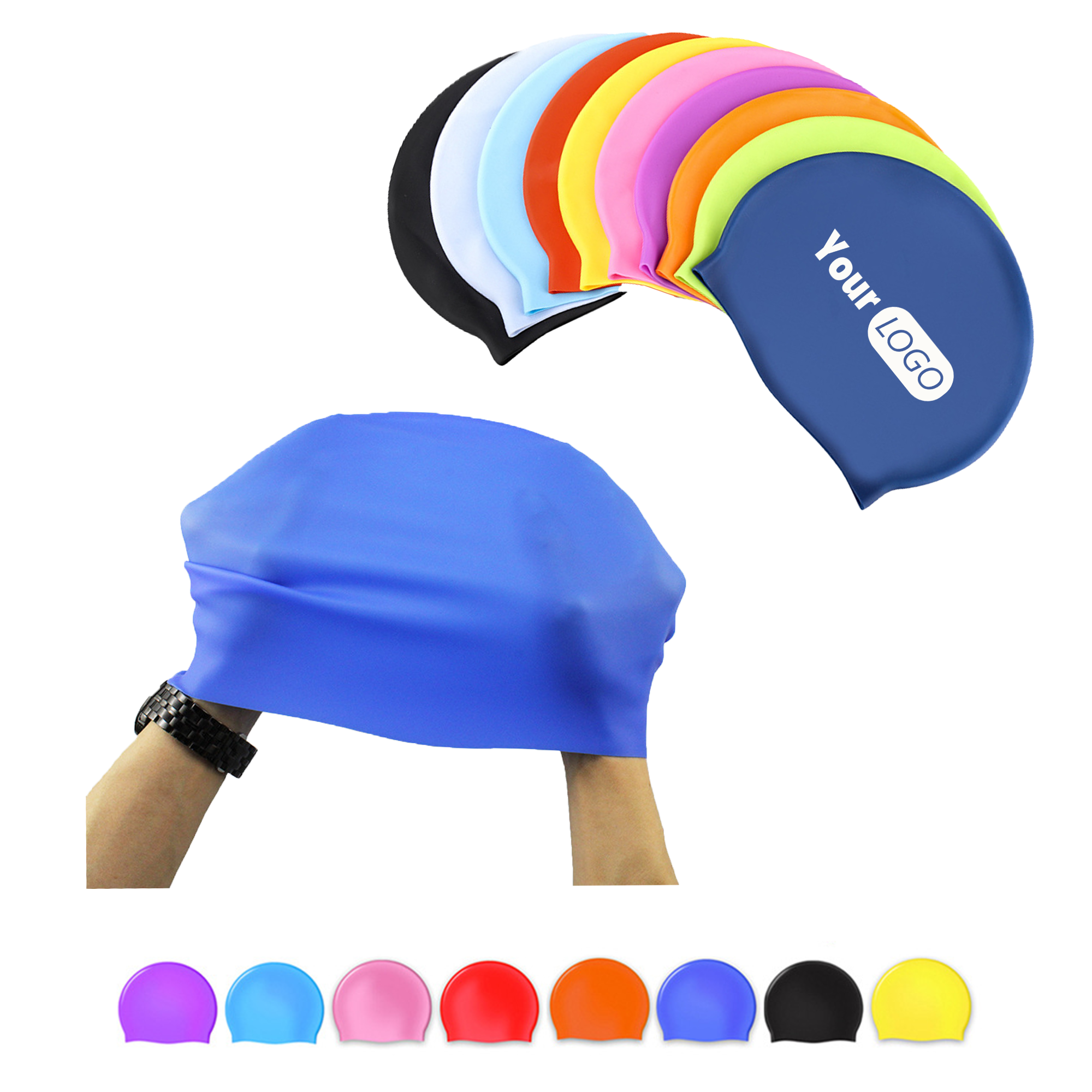 Swim Cap Made of Silicone MOQ 50 2