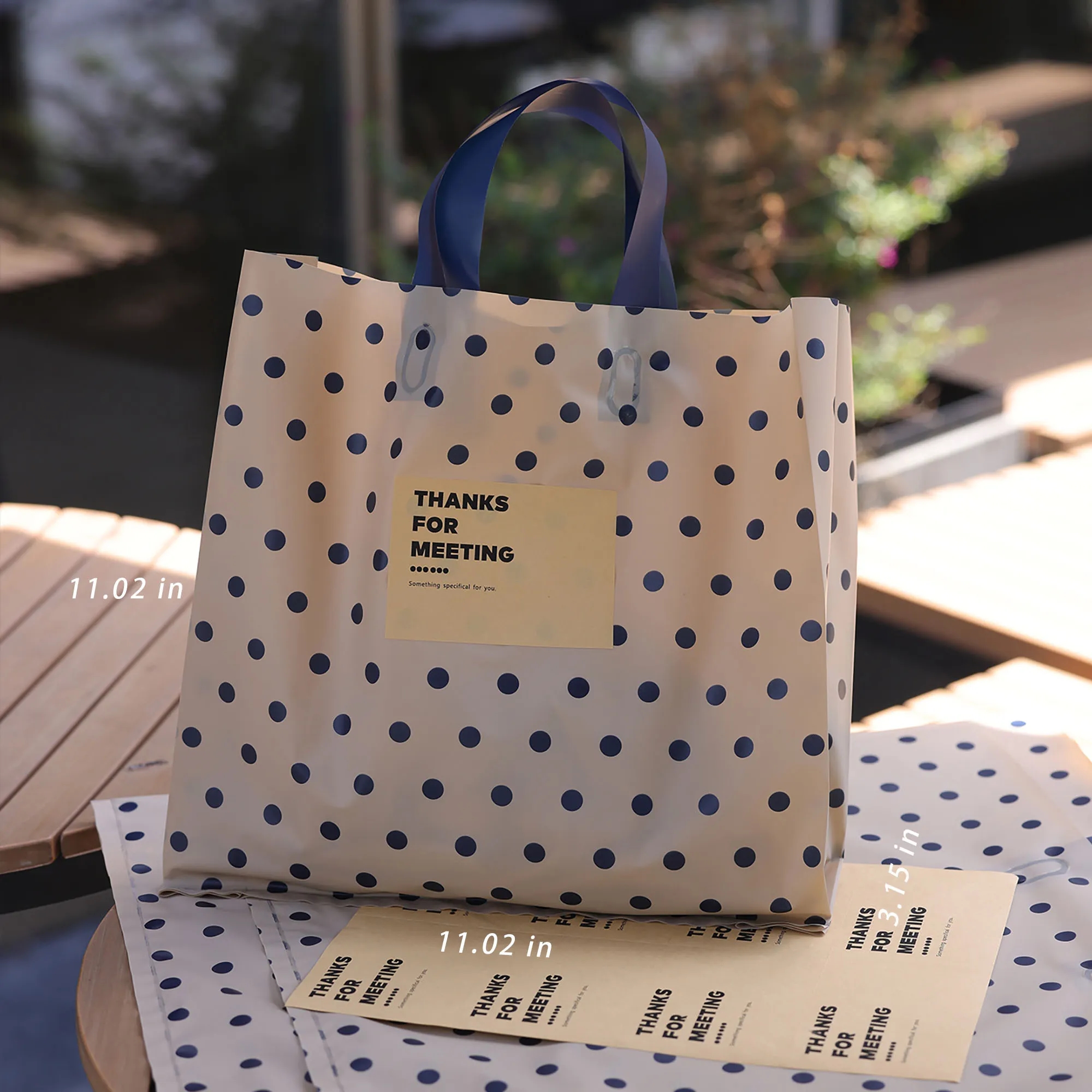 PE Tote Bag With Logo For Shopping, Cloth, custom tote bag with logo imprint 2