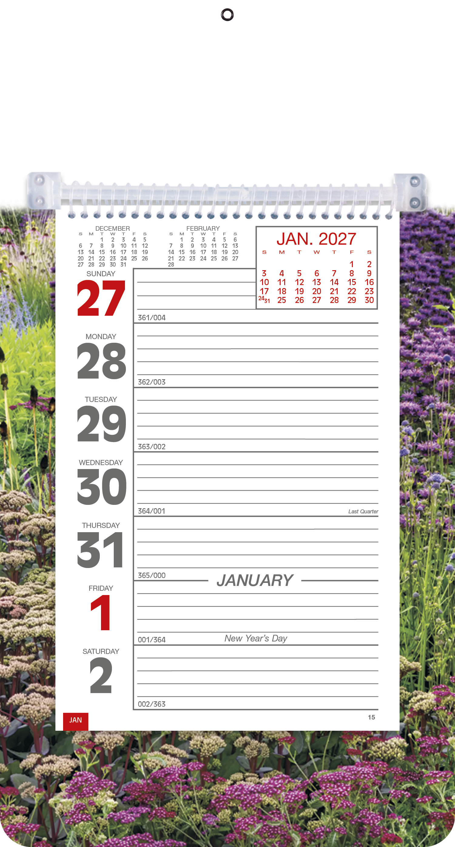 Triumph® Calendars Full-Color Weekly Memo Calendar 44