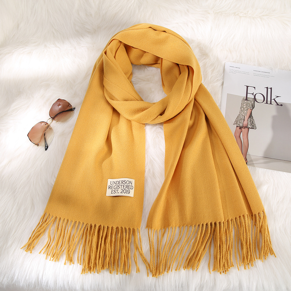Winter Scarf With Tassel 5