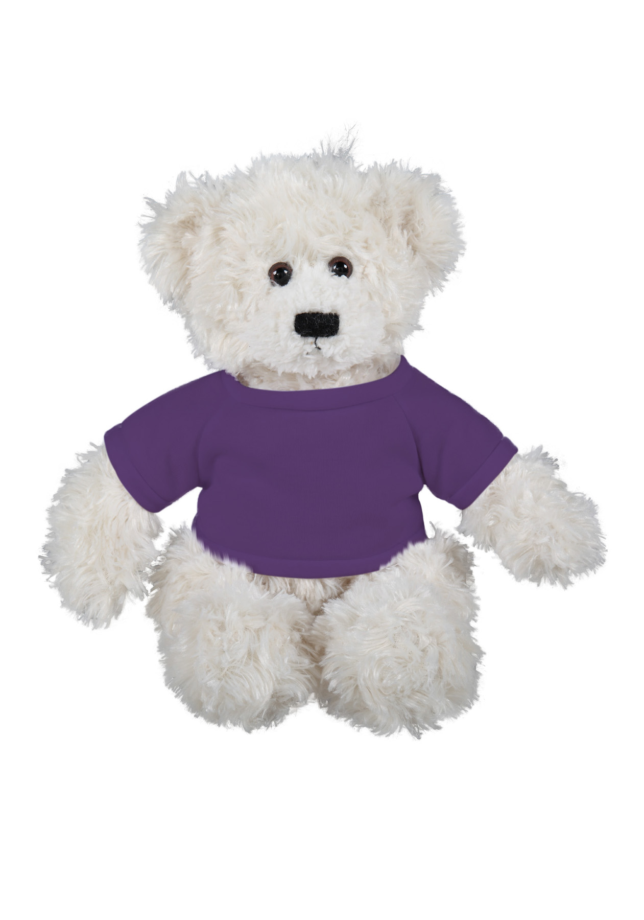 soft plush Cream Brandon Bear with t-shirt 18