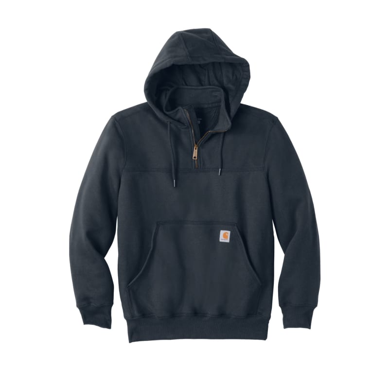 Carhartt Rain Defender Paxton Heavyweight Hooded Zip Mock Sweatshirt. 7