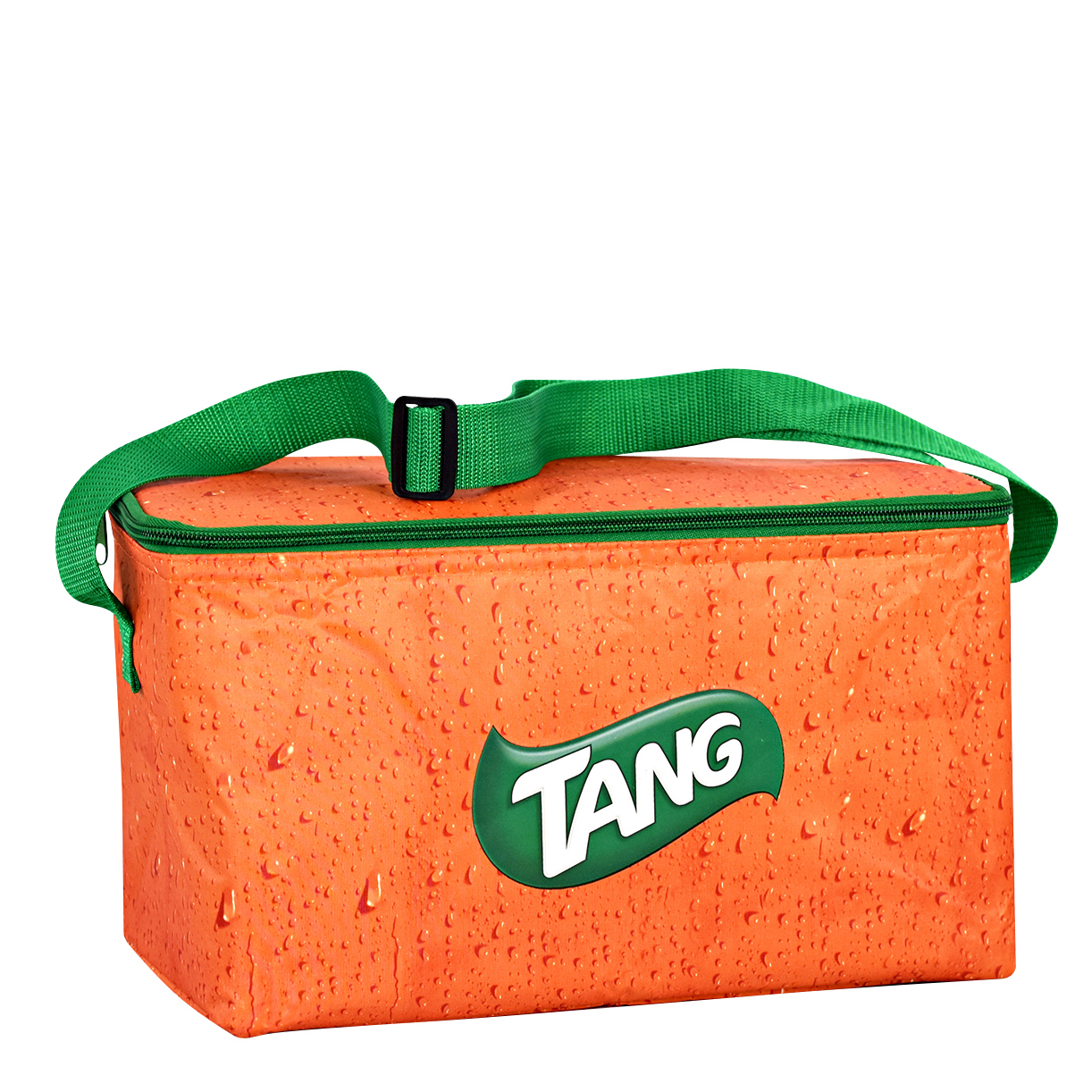 Custom 420D Full-Color Sublimated Insulated Cooler Bag w/3-Side Zipper Closure 12"x 6.5"x 7" 1