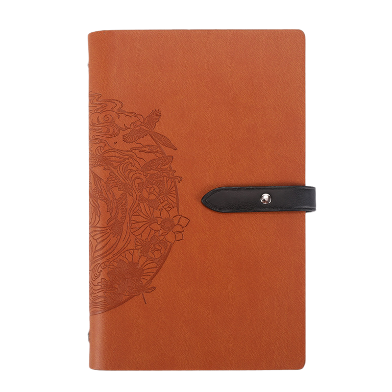PU Leather A6 Business Travel Journal Binder Notebook 8