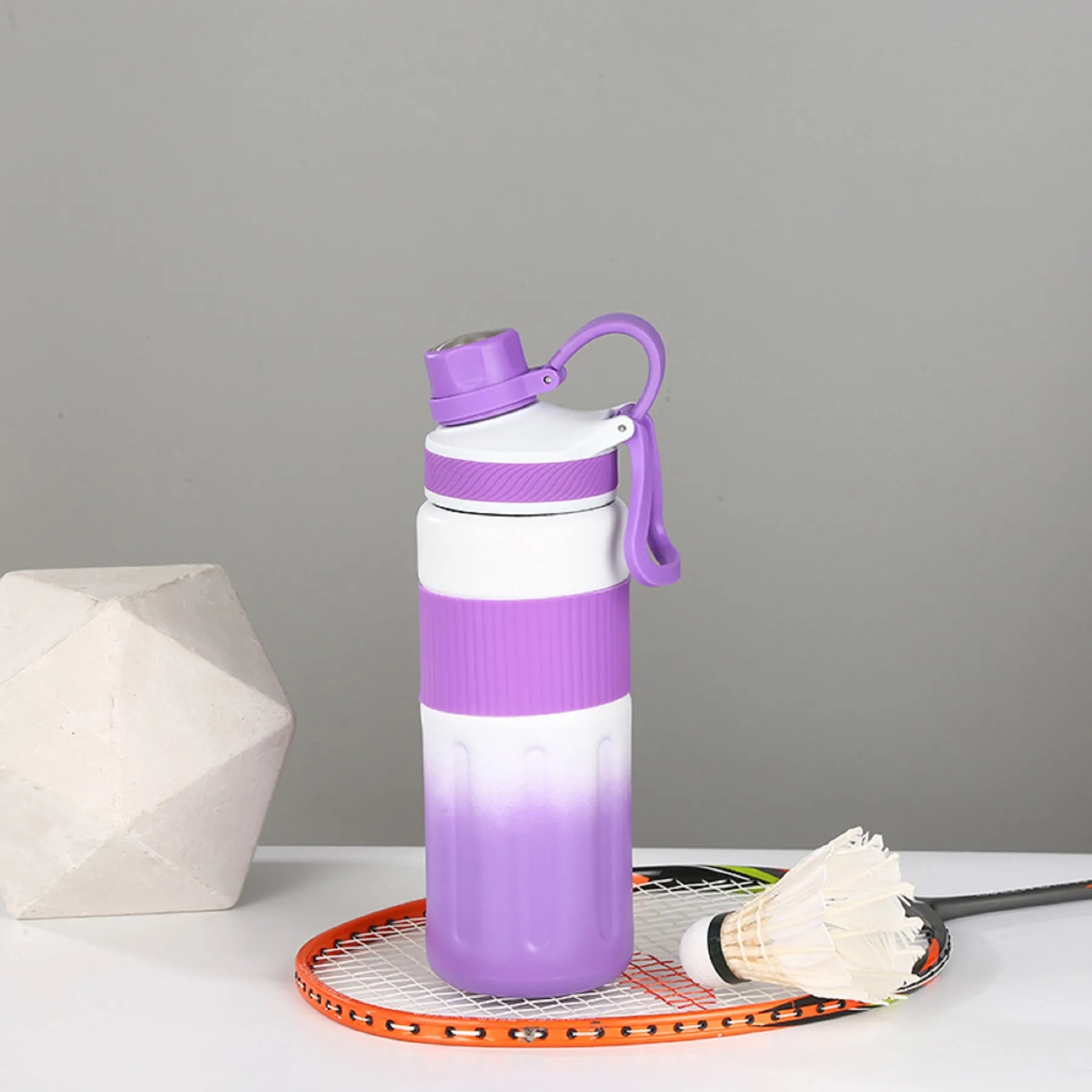 24 Oz. Gradient Color Vacuum Insulated Thermos Water Bottle, custom water bottle with logo imprint 6