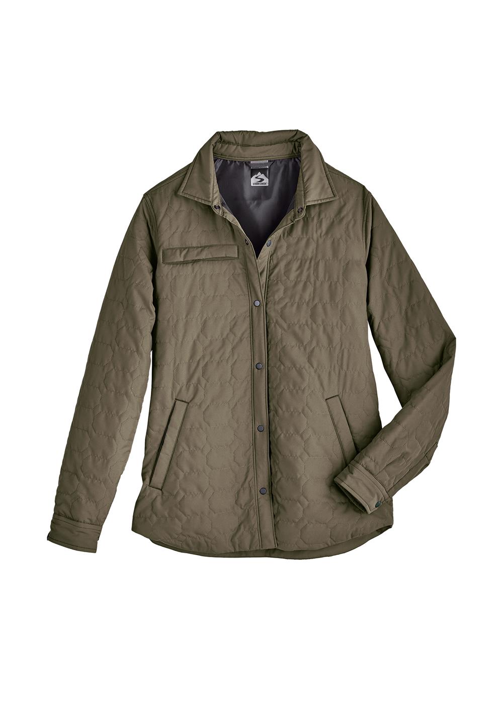 Storm Creek Women's Artisan 100 GSM Insulated Quilted Shirt Jacket 32
