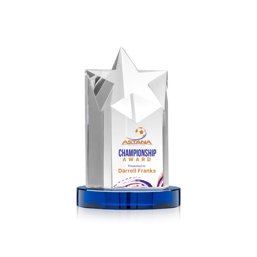 Berkeley VividPrint™ Award on Condor Base - Blue 3