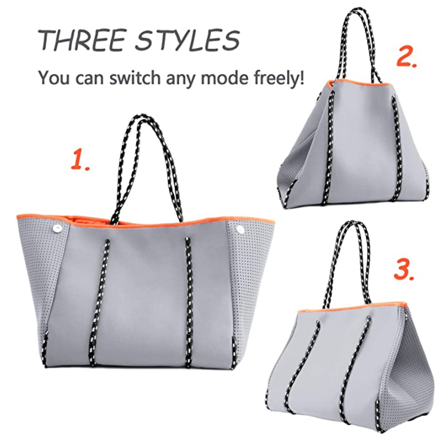 Neoprene Beach Tote Bag 3