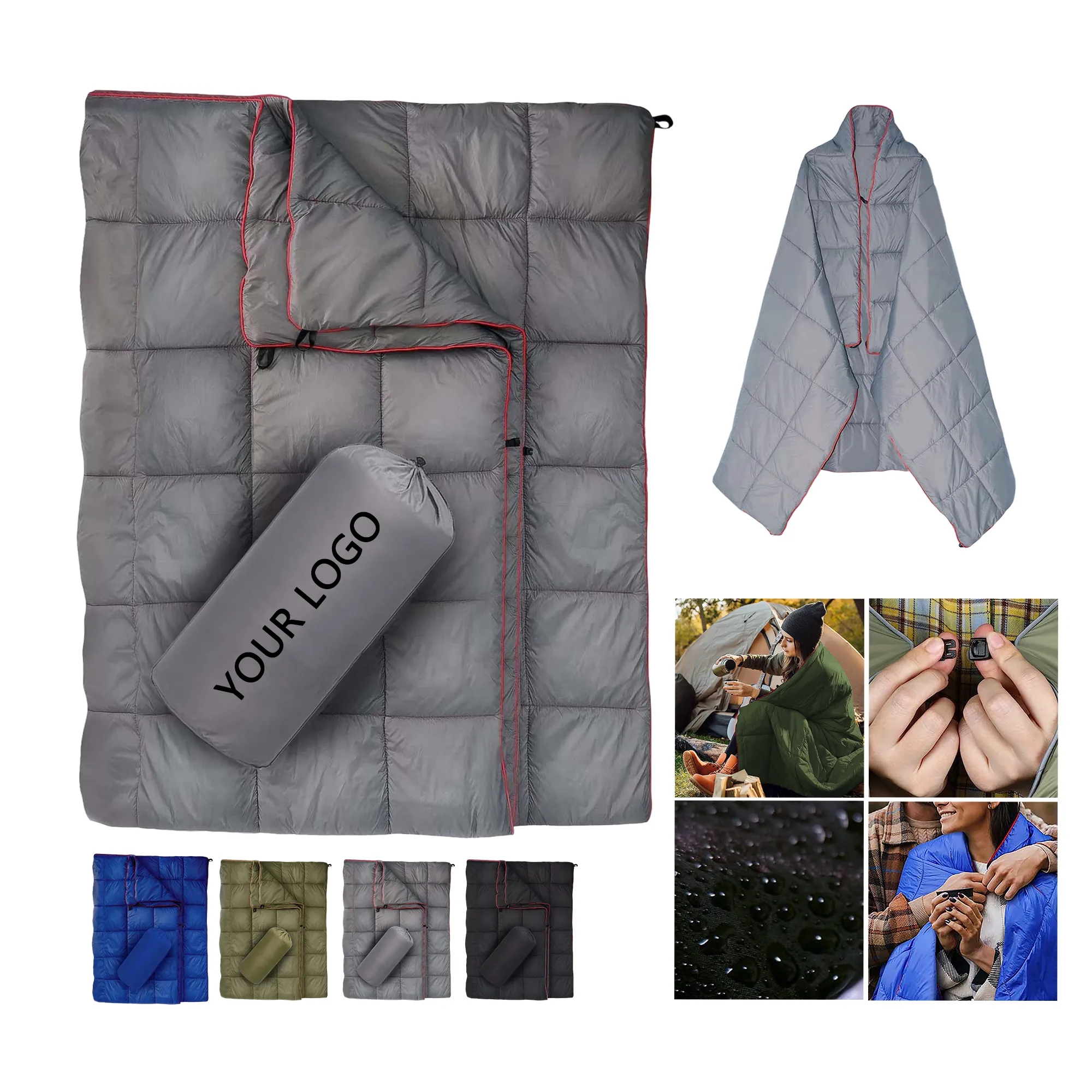 MOQ 50 Multifunctional Camping and Travel Blanket 2
