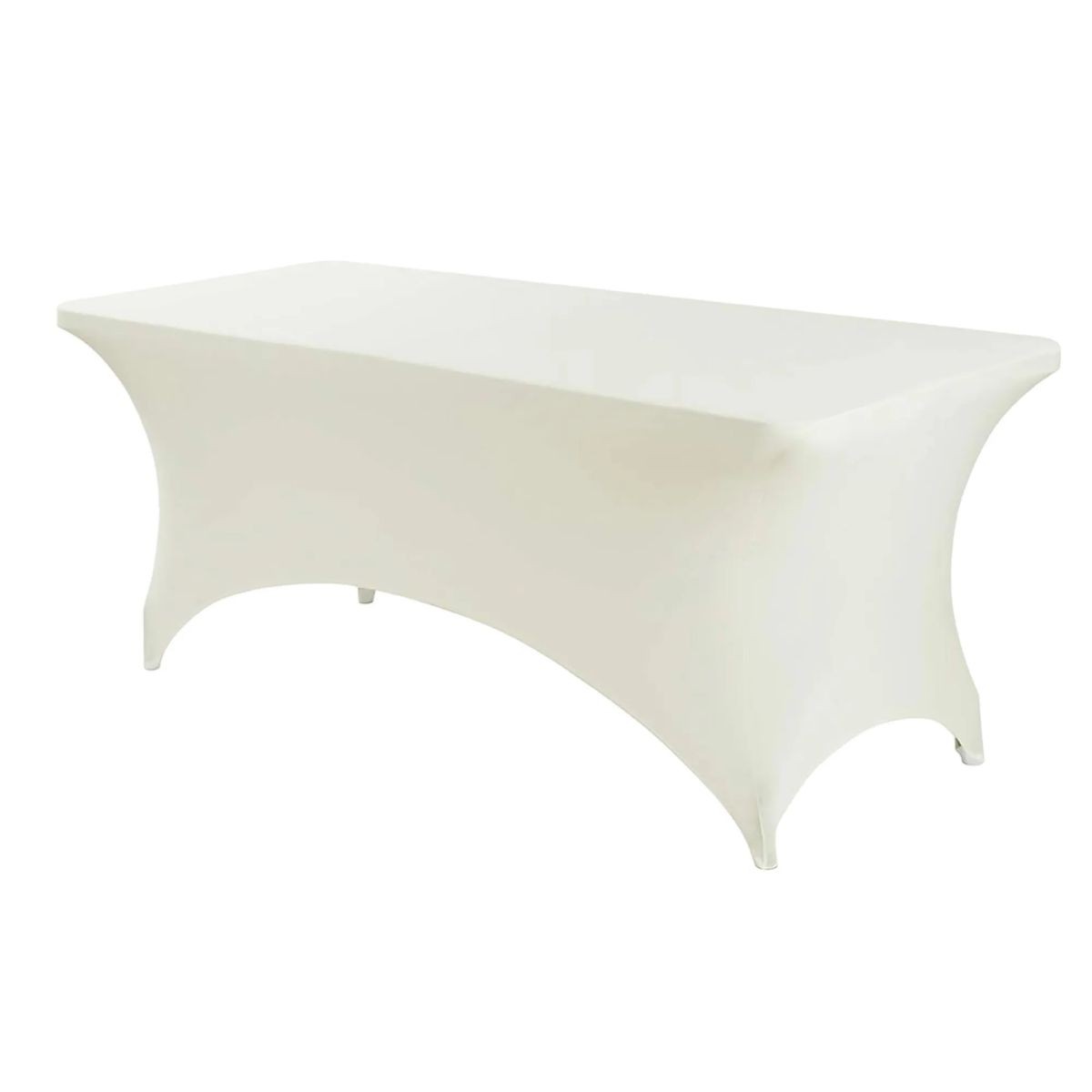 Fitted Polyester Tablecloth for Standard 6 Foot Tables 6