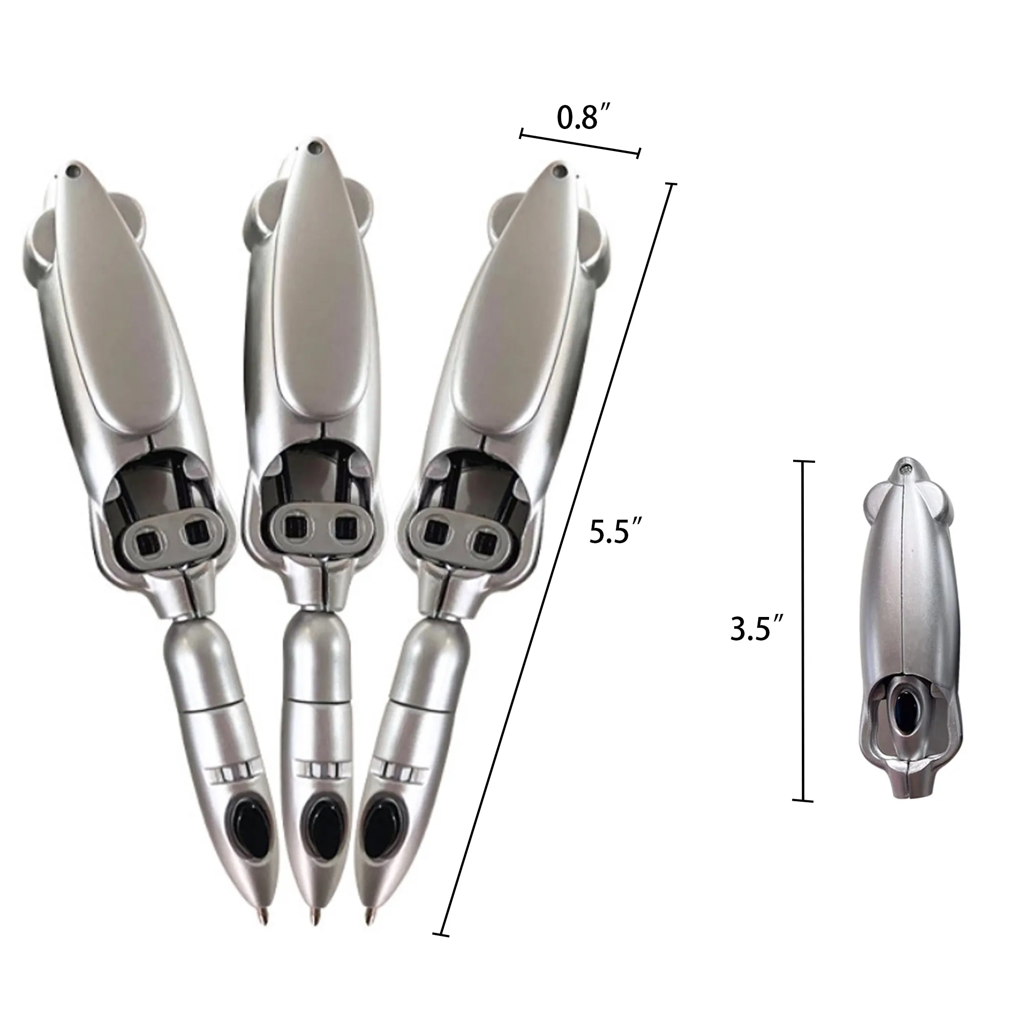 MOQ50 Variable Squid Shape Black Ballpoint Pen 2